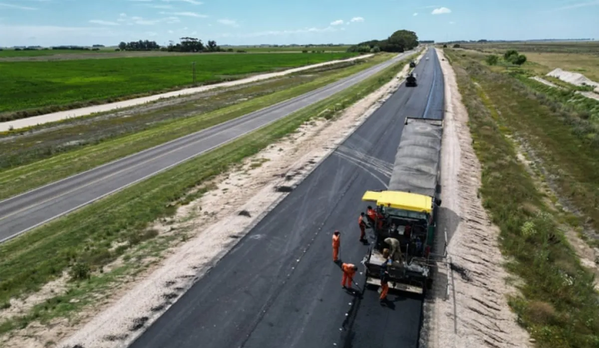 Avanzan las obras de la autovía que une dos importantes distritos de la Costa Atlántica