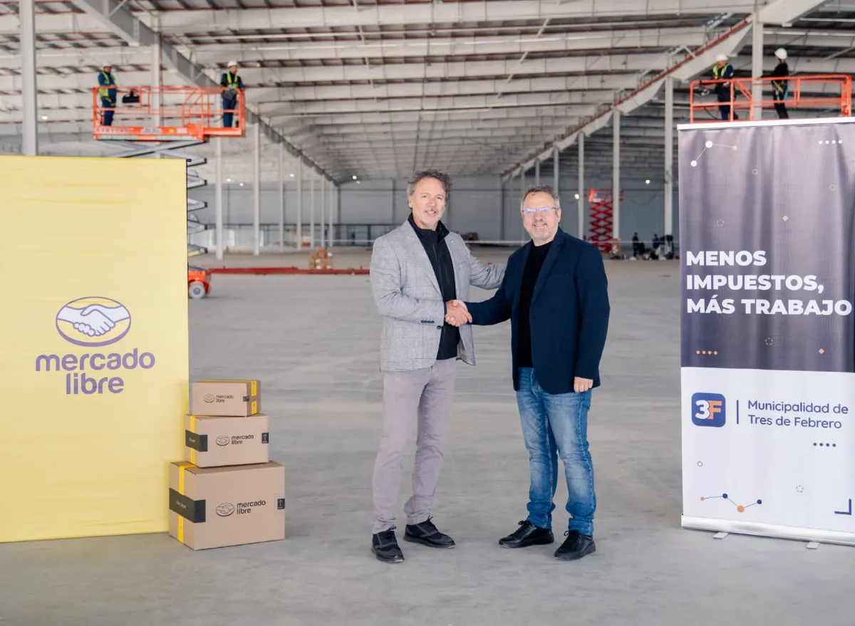 Mercado Libre realizará un centro de almacenamiento en Tres de Febrero