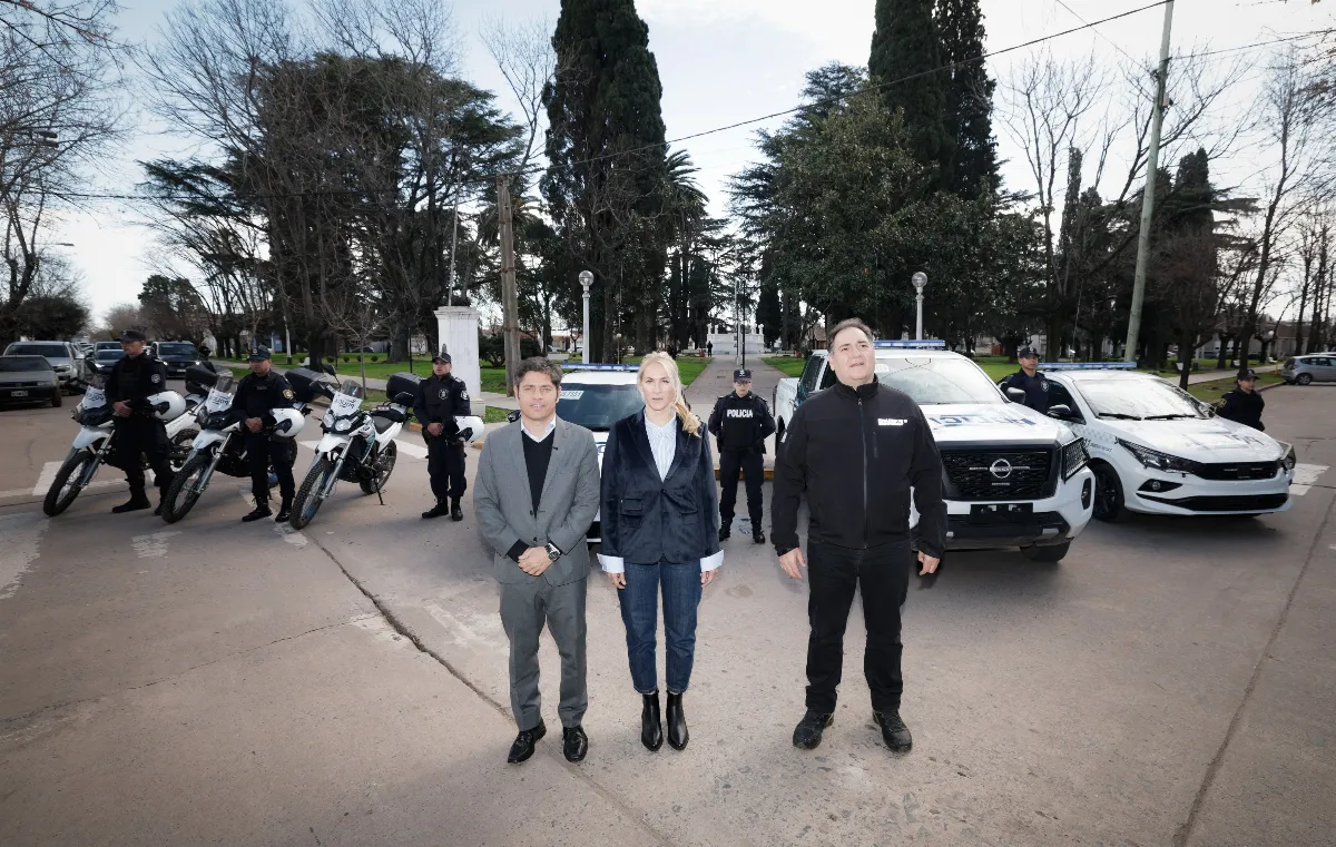 Provincia: nuevos patrulleros y buenas migas entre intendenta libertaria y Kicillof