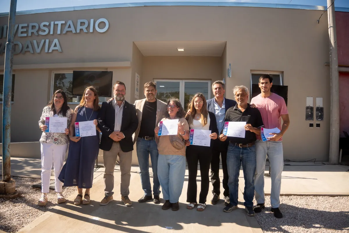 Más oportunidades para todos: Rivadavia y Provincia inauguraron un Centro Universitario