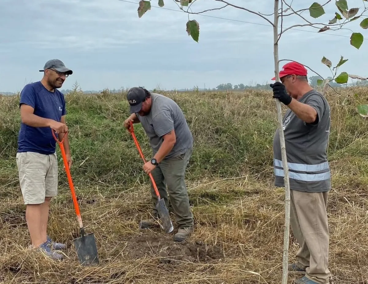 Roque Pérez: se realizó una jornada de cuidado y puesta en valor del Río Salado