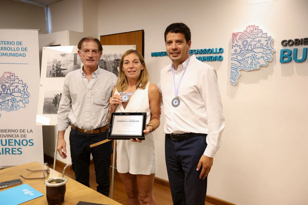 La Provincia reconoció a la atleta bonaerense que ganó la maratón en las Islas Malvinas