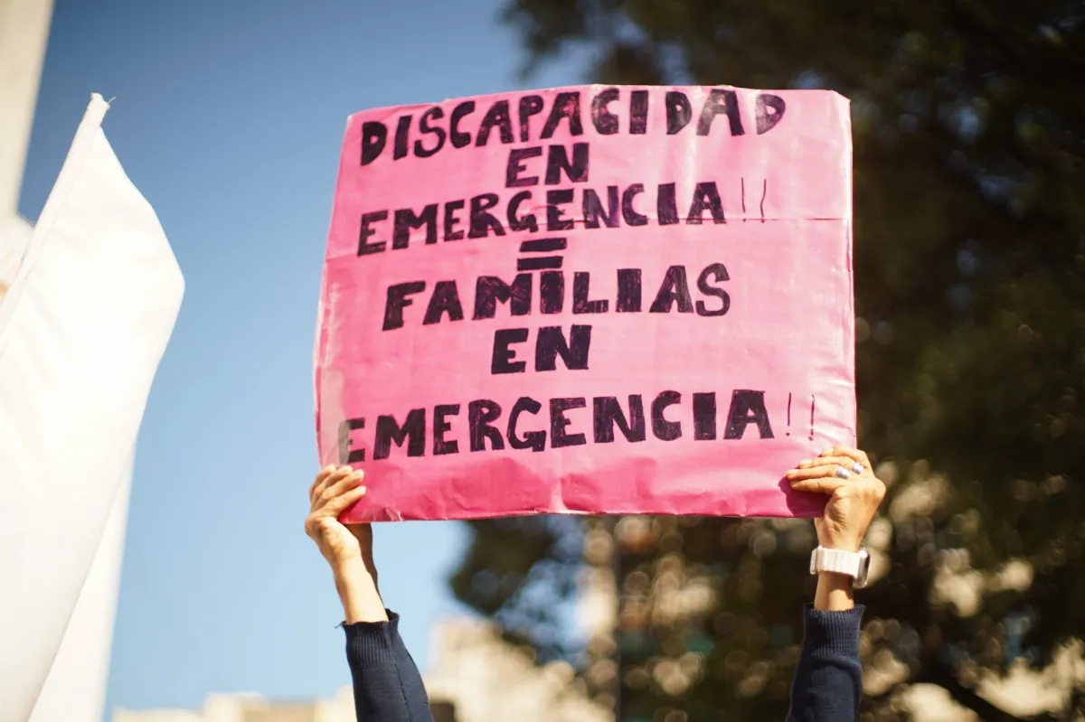 Emergencia en discapacidad: masiva movilización contra el proyecto del gobierno