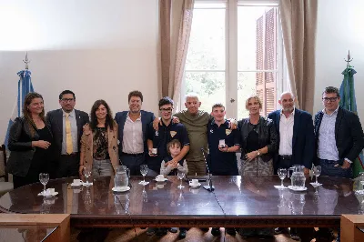 Diputados reconoció a representantes del seleccionado argentino de básquet para atletas con síndrome de down